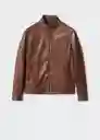 Chaqueta Cazadora Marea Cognac Talla M Hombre Mango