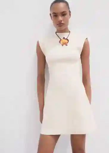 Vestido Domino Crudo Talla S Mujer Mango