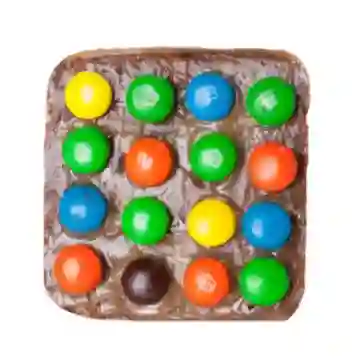 Brownie con M&M