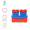 Miniso Contenedor Bento Building Blocks Series 3 Piezas