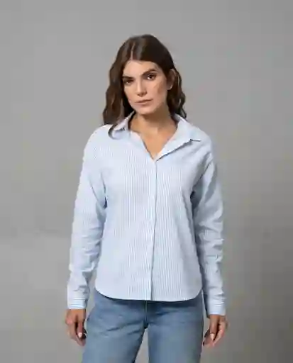 Camisa Mujer Azul Talla XS 210G001 Rifle