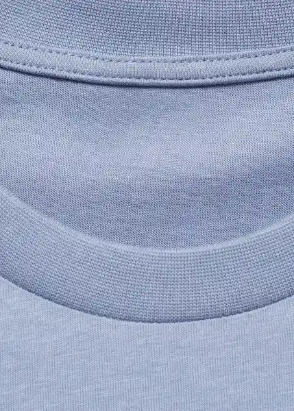 Camiseta Cherlo Agua Talla M Hombre Mango