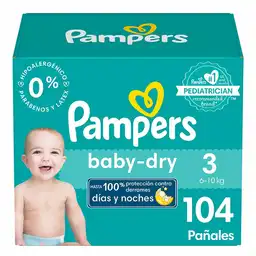 Pampers Pañal Baby-Dry Etapa 3