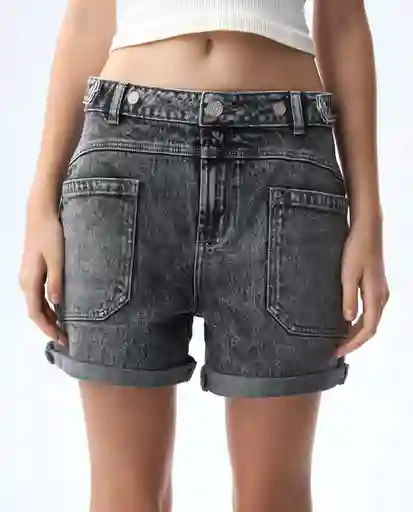 Short Mujer Gris Talla 8 351G003_GRI160613 Americanino