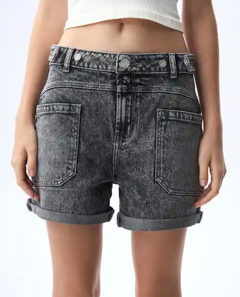 Short Mujer Gris Talla 8 351G003_GRI160613 Americanino