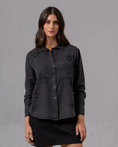 Camisa Mujer Negro Sombrio Ultraoscuro Talla XL 93213 Rifle
