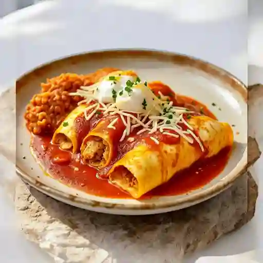Enchiladas De Pollo