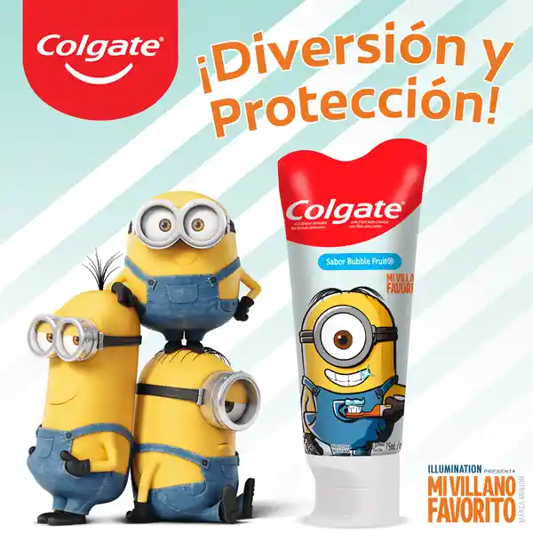 Colgate Crema Dental Niños Smiles mi Villano Favorito 75 mL