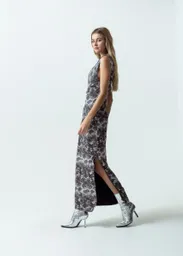 Vestido 471G063 Crudo Preteñido Talla S Mujer 471G063 Naf Naf
