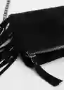 Bolso P Flecos Negro Talla 99 Teen Niñas Mango