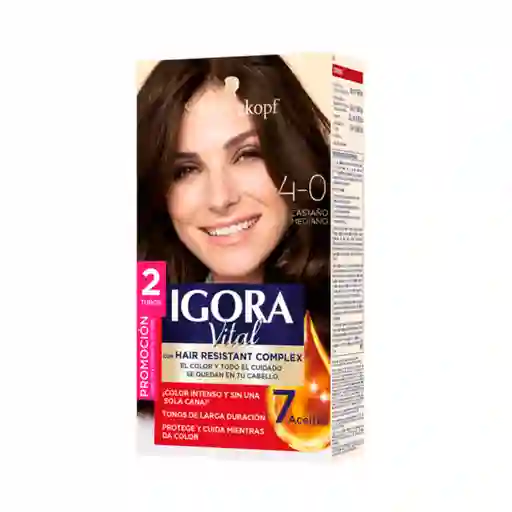 Igora Tinte Vital Castaño Mediano 4-0 100 mL