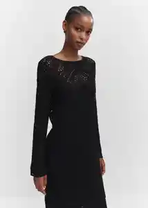 Vestido Birkin-w Negro Talla L Mujer Mango