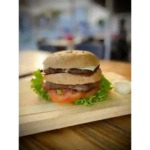 Hamburguesa Doble Carne Y/o Pollo