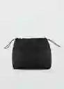 Bolso Neceser M Nil Negro Mujer Mango