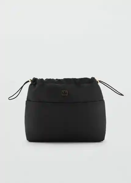 Bolso Neceser M Nil Negro Mujer Mango