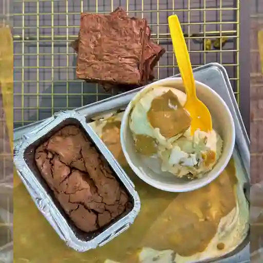 Combo brownie fudgy chocolate dubai