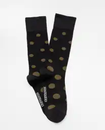 Medias Dots Negro Sombrío Ultraoscuro Talla 10-12 Chevignon