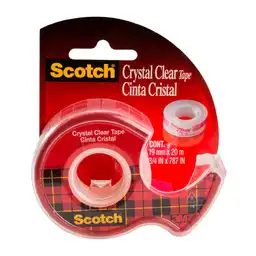 3M Cinta Cristal Scotch Con Dispensador