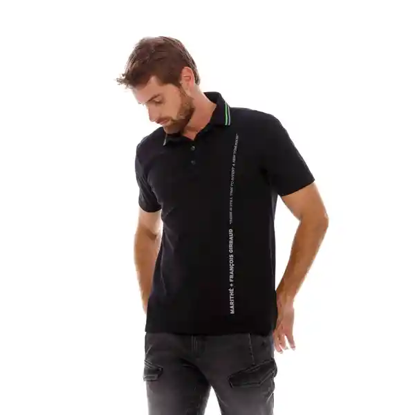 Marithé Francois Girbaud Camiseta Polo Negra Talla M