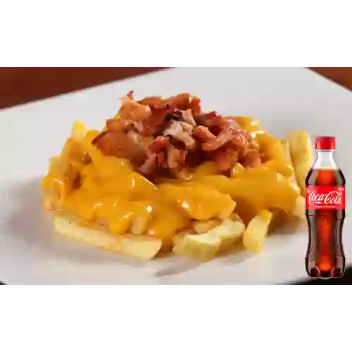 Combo Papas con Queso + Coca Cola Original 400 ml