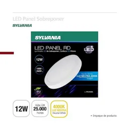 Sylvania Led Panel Red 12W Luz Neutra 100-240V Sobreponer