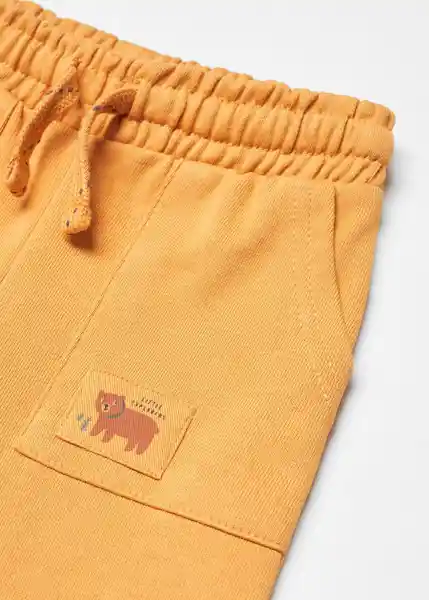 Pantalón Matt Mostaza Talla 72 Niños Mango