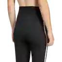 Adidas Licra Opt Ess 3S L Entrenamiento de Mujer Negro Talla S