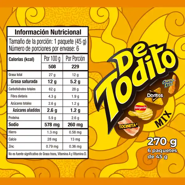 Detodito Snack Mix 45 g