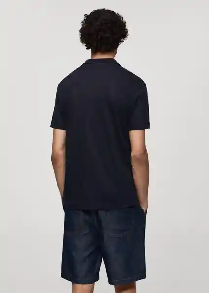 Polo Amberes Navy Talla XXL Hombre Mango