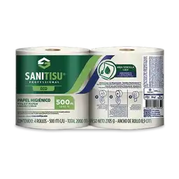 Sanitisu Papel Higiénico Natural 500 m