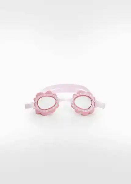 Gafas de Bucear Flor Rosa Palo Talla 99 Niña Mango