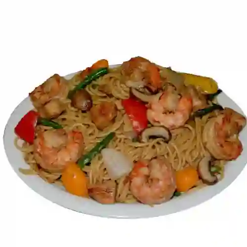 Lo Mein de la Casa para 2 O 3 Personas.