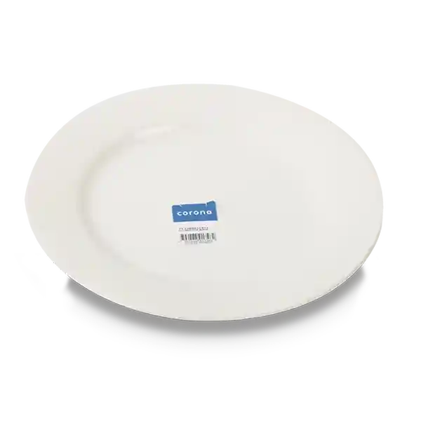 Corona Plato Pando Nevada Blanco 24 cm