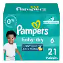 Pampers Pañal Desechable Baby Dry Etapa 6 21 Und