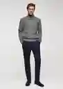 Pantalón Brest Navy Talla 40 Hombre Mango