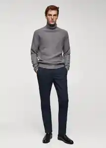 Pantalón Brest Navy Talla 40 Hombre Mango