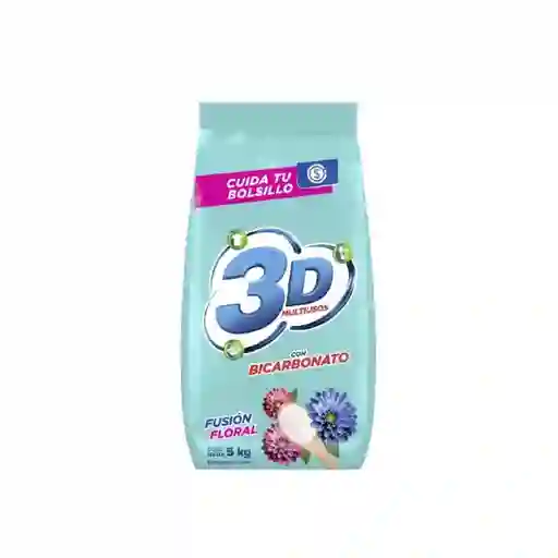 3D Detergente en Polvo Fragancia Floral
