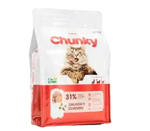 Chunky Alimento para Gatos Adultos de Salmón y Cordero