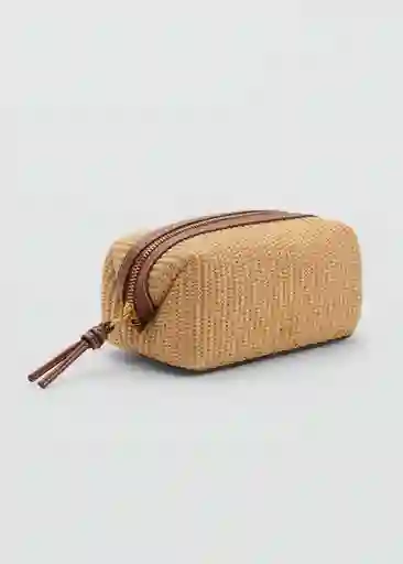 Neceser M Mateo Cuero Talla 99 Mujer Mango