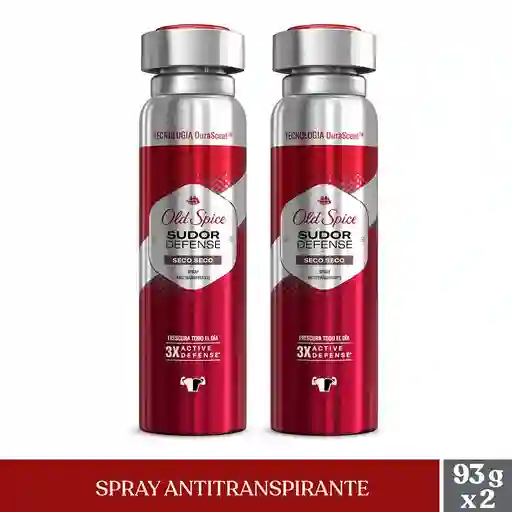 Old Spice Antitranspirante Sudor Defense Seco en Spray  