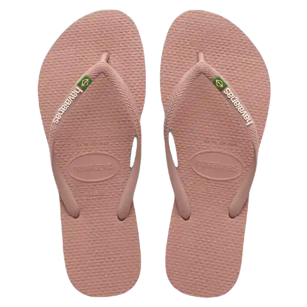 Sandalias Brasil Rosa Crocus Talla 42 4140713 Havaianas