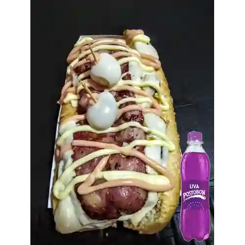 Combo Perro Especial + Uva 400 ml