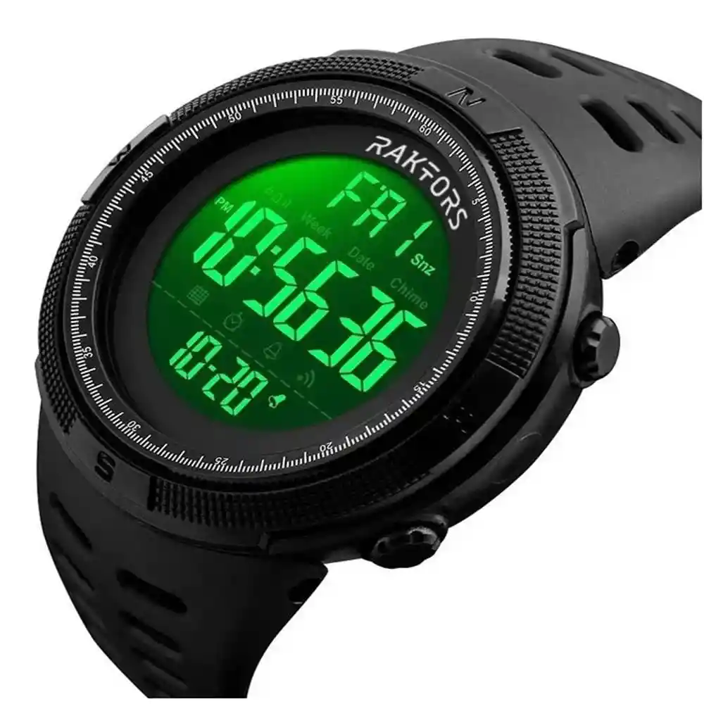 Reloj Raktors Hombre Max3 Resistente AlAgua 50 Metros Deportivo