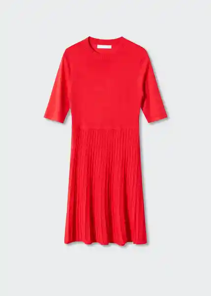 Vestido Tenis-H Rojo Talla XS Mujer Mango