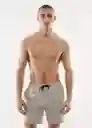 Short Bañador Stretch-I Beige Talla XXL Hombre Mango