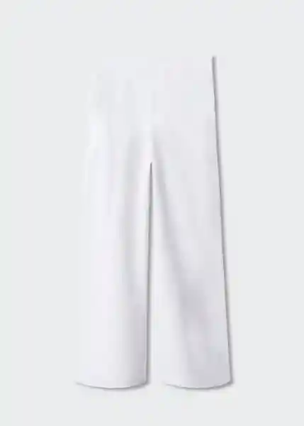 Pantalón Berna-H Off White Talla XS Mujer Mango