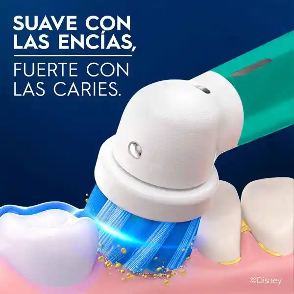 Oral-B Disney Princesas Cabezal Redondo de Repuesto para Cepillo Eléctrico (+3 años) 2 Unidades