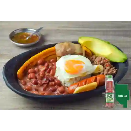Combo Bandeja Paisa + Mr Tea Limón 500 ml