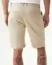Short Colors Rocket Crudo Almidón Claro Talla 38 Chevignon
