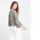  Camisa Benguela Mujer Verde Pato Oscuro Talla S Naf-Naf 